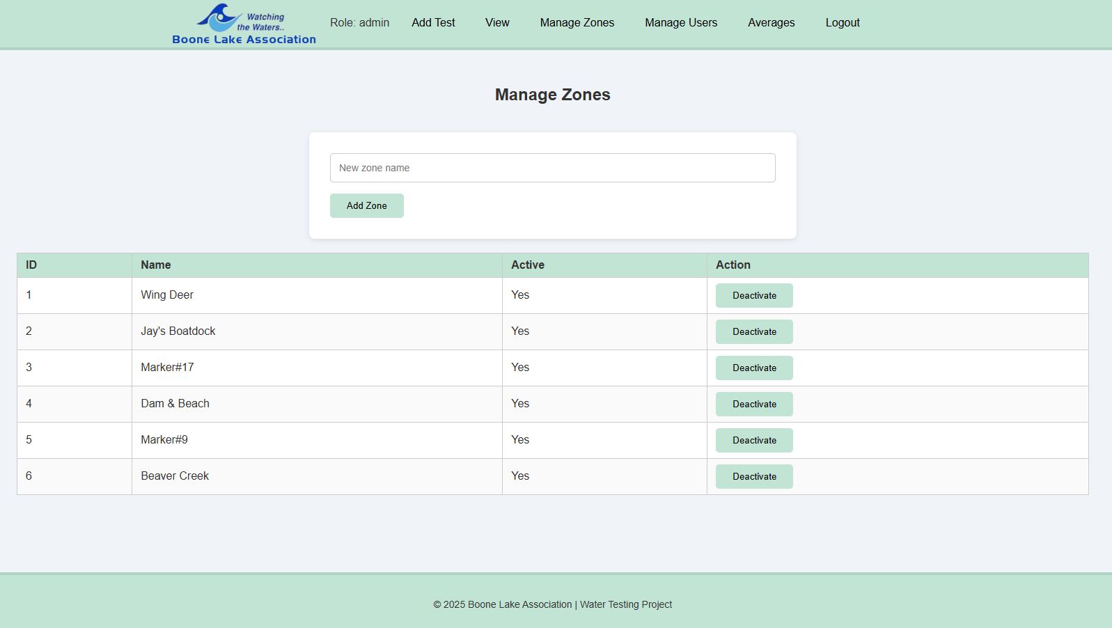 Water Quality Platform Screenshot 4
